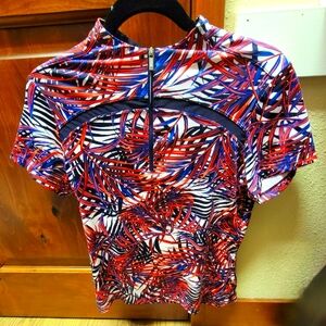 TAIL White Label polo short sleeve top. Medium. EUC!